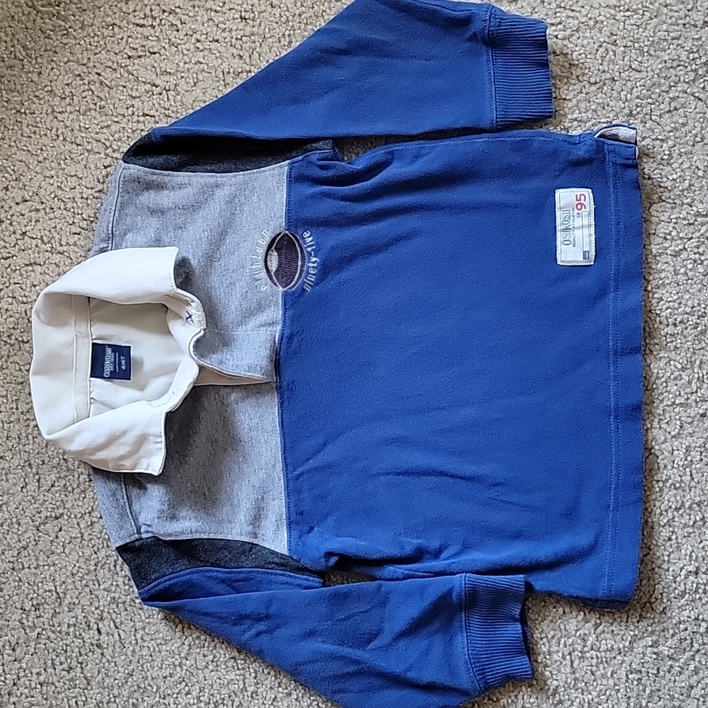 Y2K Rugby Oshkosh Shirt, 4/4T